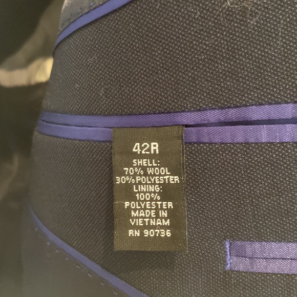 Navy Alfani sport coat - Picture 4 of 4